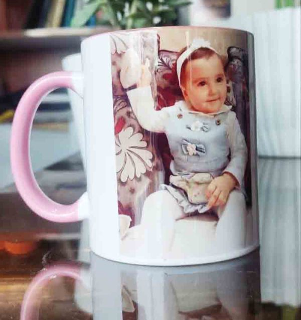 چاپ روی ماگ دسته رنگی